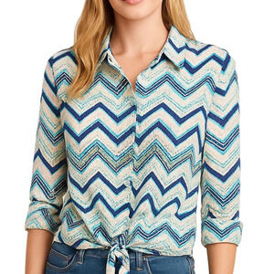 26. WOMENS CHICO’S 2/L DETAIL TOP